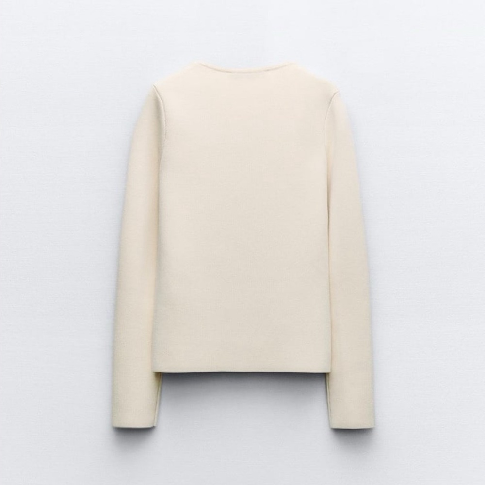ZARA TAILORED KNIT BLAZER NWT SIZE SMALL! Stunning - Picture 3 of 5